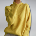 Pull femme en laine à col roulé chaud et respirant 5