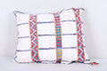 Vintage handmade moroccan kilim pillow 15.3 INCHES X 18.5 INCHES