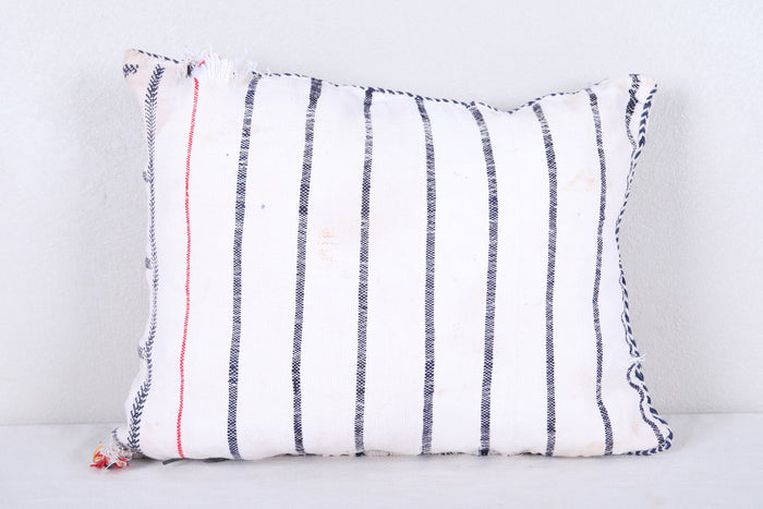 Vintage handmade moroccan kilim pillow 15.3 INCHES X 18.5 INCHES