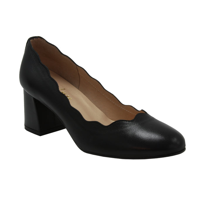 Wave Black Leather