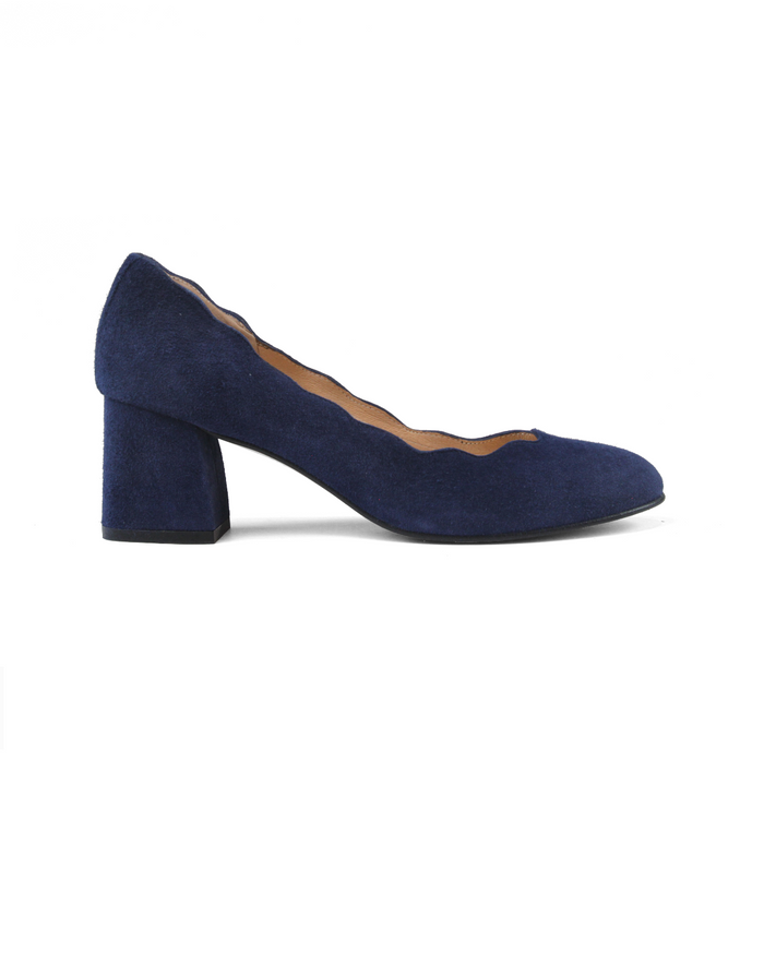 Wave Navy Suede