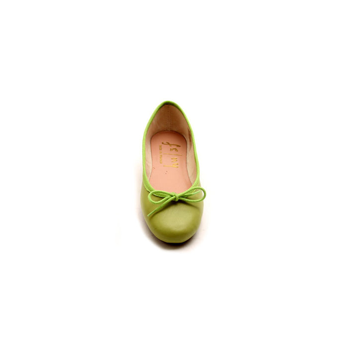 Zoe Lime Leather